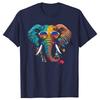 Funny Vintage Cute Elephant Lover Animal Wild Graphic Tshirt Men Women Fashion Oversized Tshirts Mens 100 Cotton T Shirt