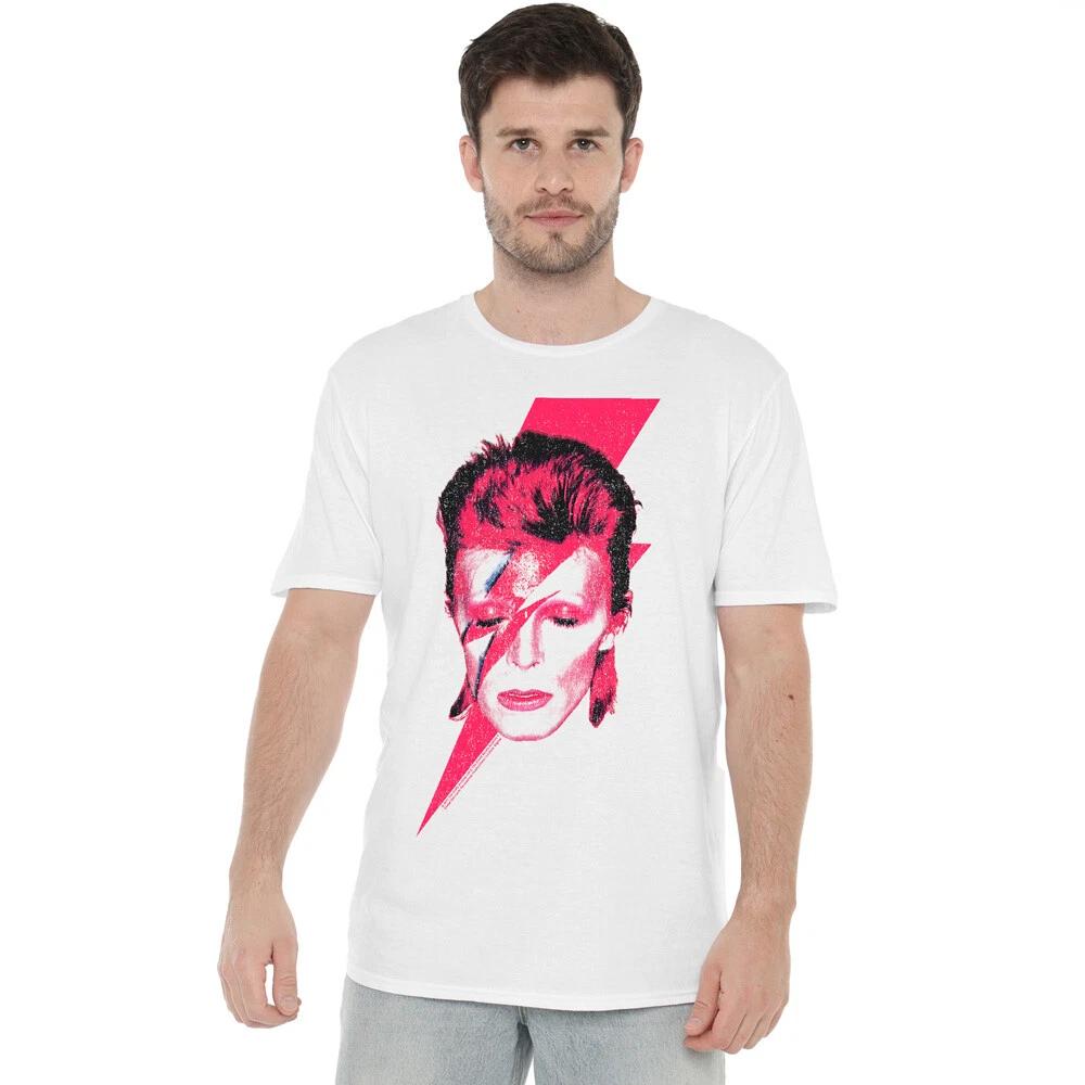 David Bowie Aladdin Sane T-Shirt S-2XL, White 2XL