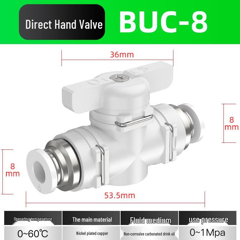 BUC Pneumatic Quick Connect Air Flow Control Valve