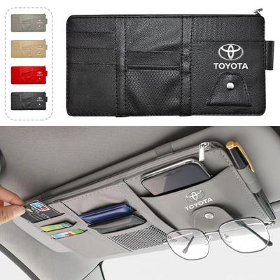 Parasole Auto Tipo a Punte Borsa Portaoggetti Multifunzione Accessori Auto per Chr Corolla Camry Rav4 Yaris Hilux Prius Fortuner