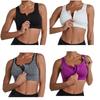Damen-Sport-BH mit Reißverschluss, stoßfest, Tank-Top, Yoga-Unterwäsche für sportliche Frauen, Übergröße, Bodybuilding, Laufen, Sport-BHs, Dessous