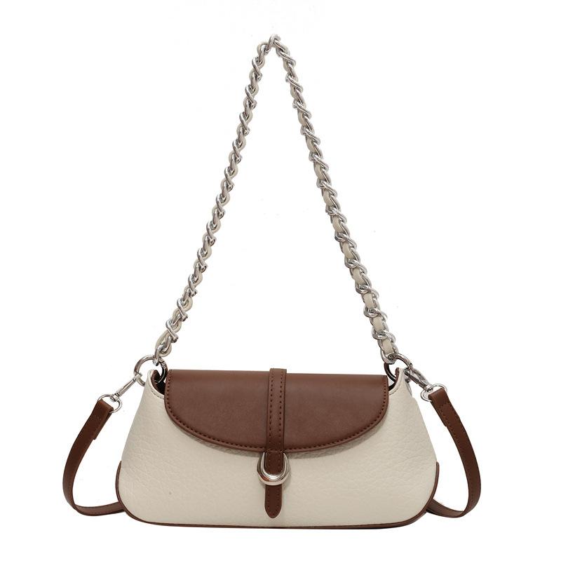 

Chain underarm bag women s new spring and summer trend texture fashion shoulder messenger bag small square bag