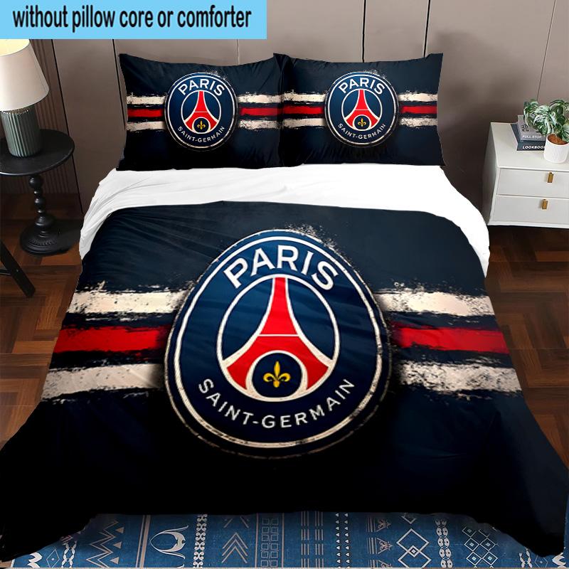 Saint-germain Champions 3PCS Bedding set,Ideal for1pc Duvet Cover And 2pcs Pillowcases Perfect for Christmas gift,Ideal for Bedroom, Dormitory