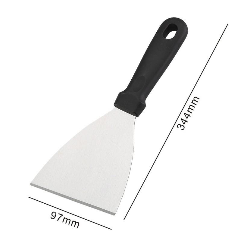 Stainless Steel Teppanyaki BBQ Spatula - Cooking & Grilling Tool for Frying Pans & Steak