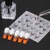 Easy Application Nail Art for Novices Halloween Stickers, Glitter Gothic Bat Decals, Creative DIY Consumables Self-Adhesive Accessories Women
