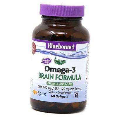 Omega 3 dla mózgu, Omega-3 Brain Formula, 60 kapsułek żelowych (67393007)