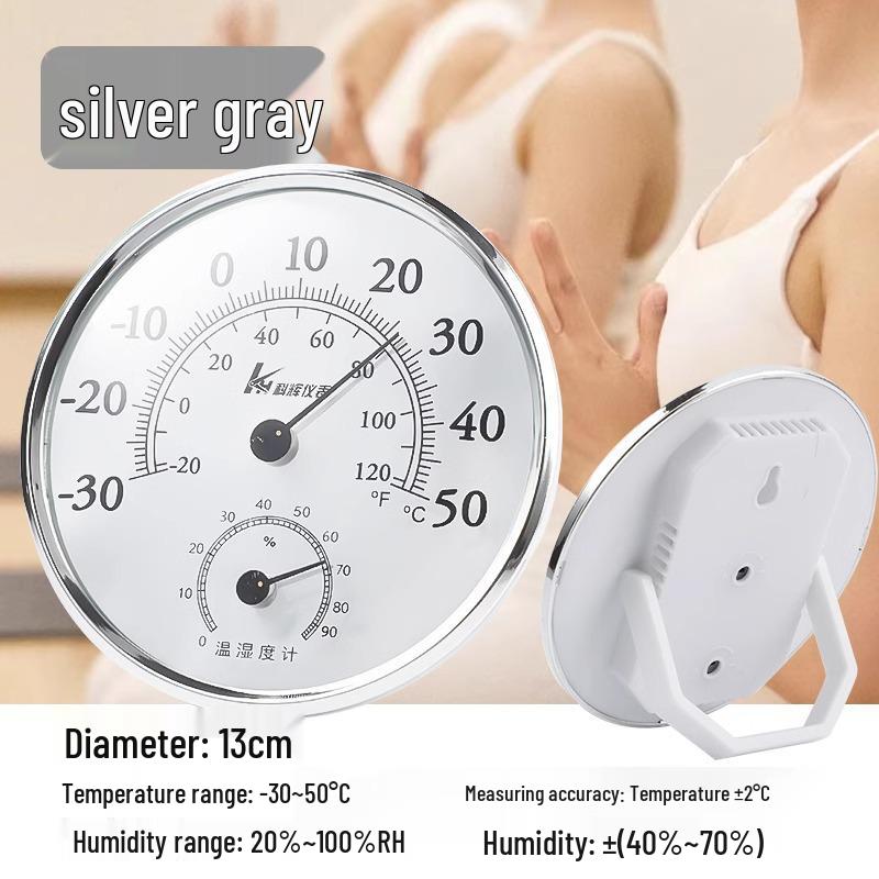 Genaues Innenraumthermometer & Hygrometer für Zuhause, Babyzimmer & Kühlschrank-Wandmontage