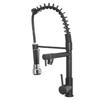 Black 2-Way 360 Rotation Oil Rubbed Pull Out Kitchen Water Tap Spout Faucet Handheld Shower Kitchen Water Mixer Taps