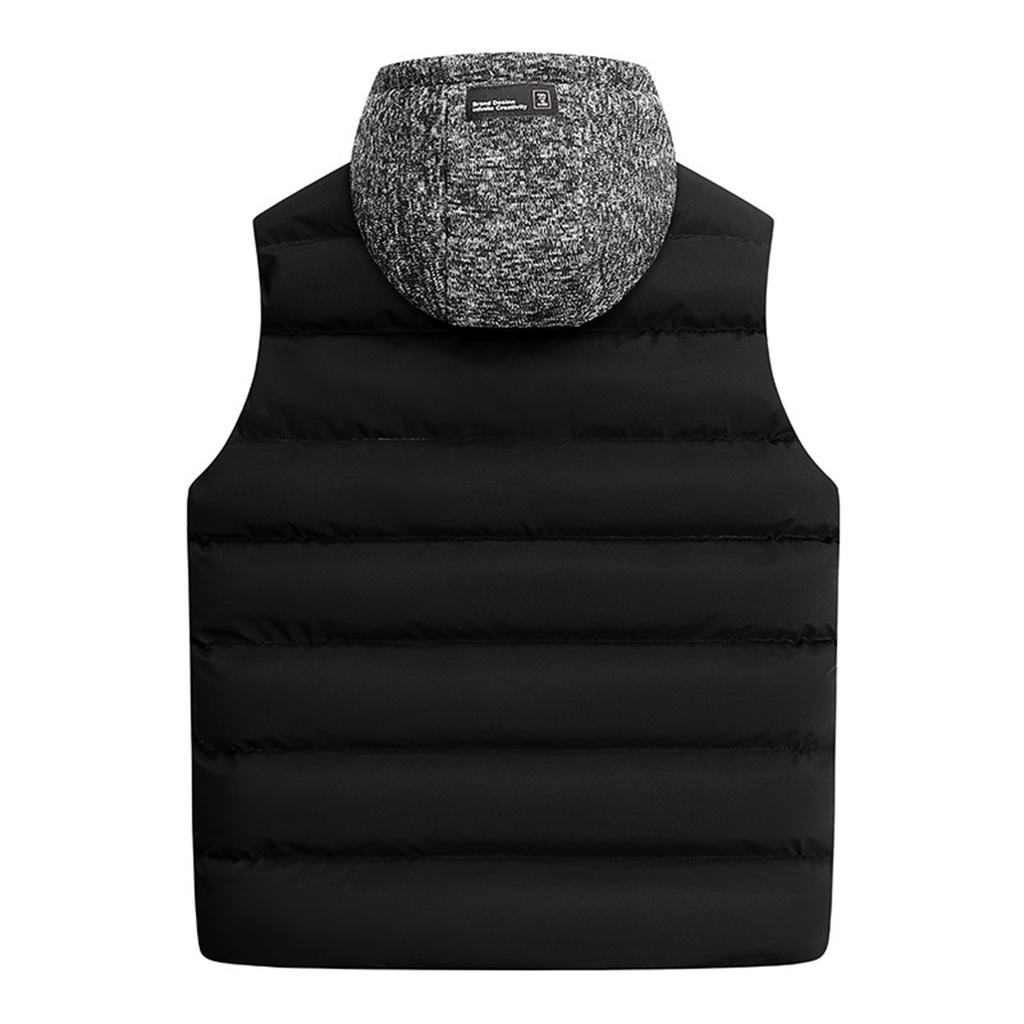 Casual Men'S Vest Men'S Loose  And Winter Warm Down Cotton Vest Coat
