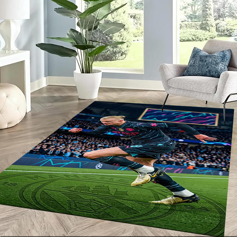 Haaland 180 Fußmatte Perfekt für Esszimmer Schlafzimmer Spielzimmer Balkon Rutschfester Teppich Büros dekorieren Perfektes Geschenk für Valentinstag Hochzeit Geburtstag