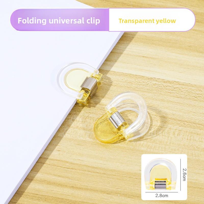 Transparent Long-tail Clips, Bill Document Binding Clips, Folder Traceless Binding, Planner Clips, Snack Sealing Clips