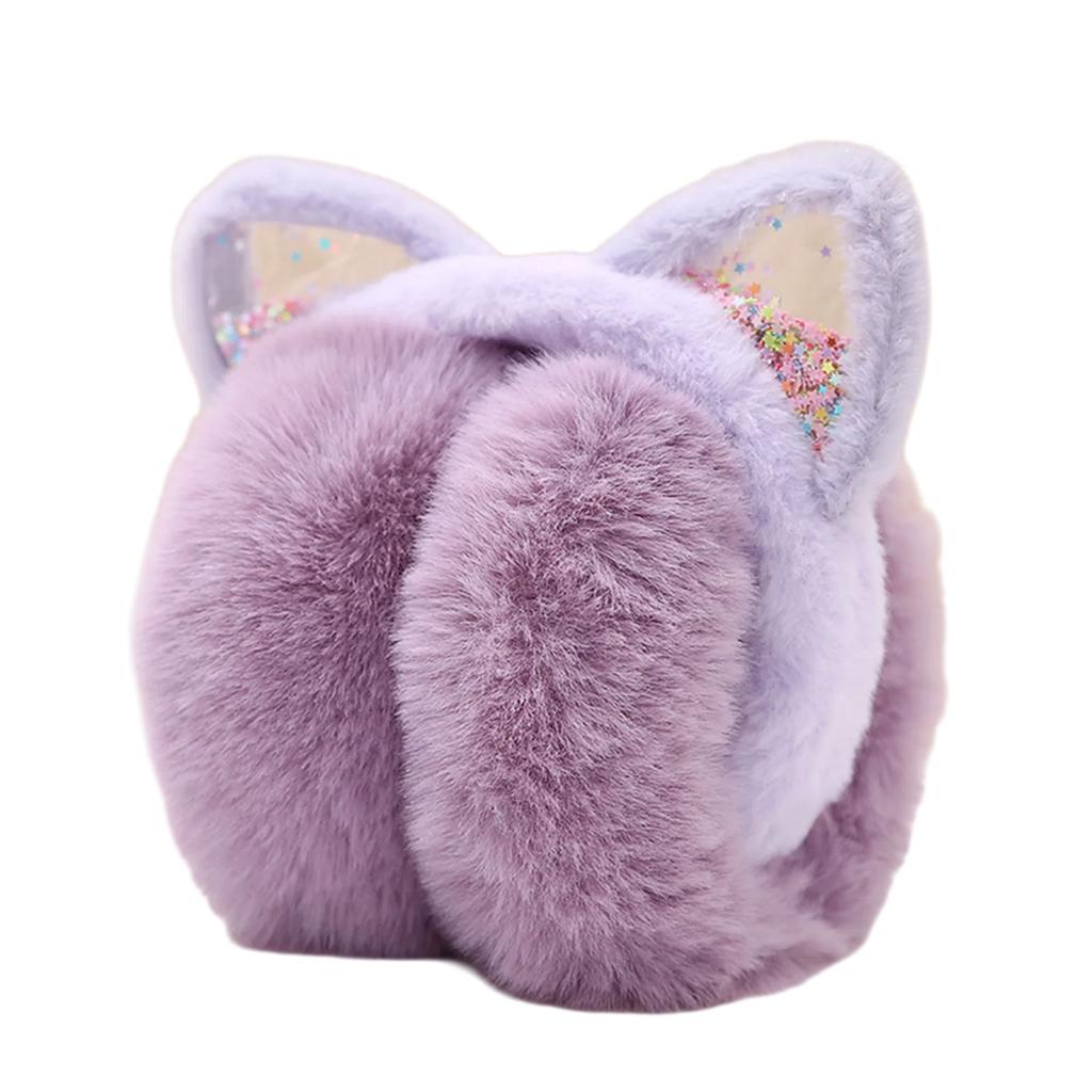 Plush EarMuffs for Women and Kids Ear Warmer Furry Headband for Winter Christmas New Year Gifts
