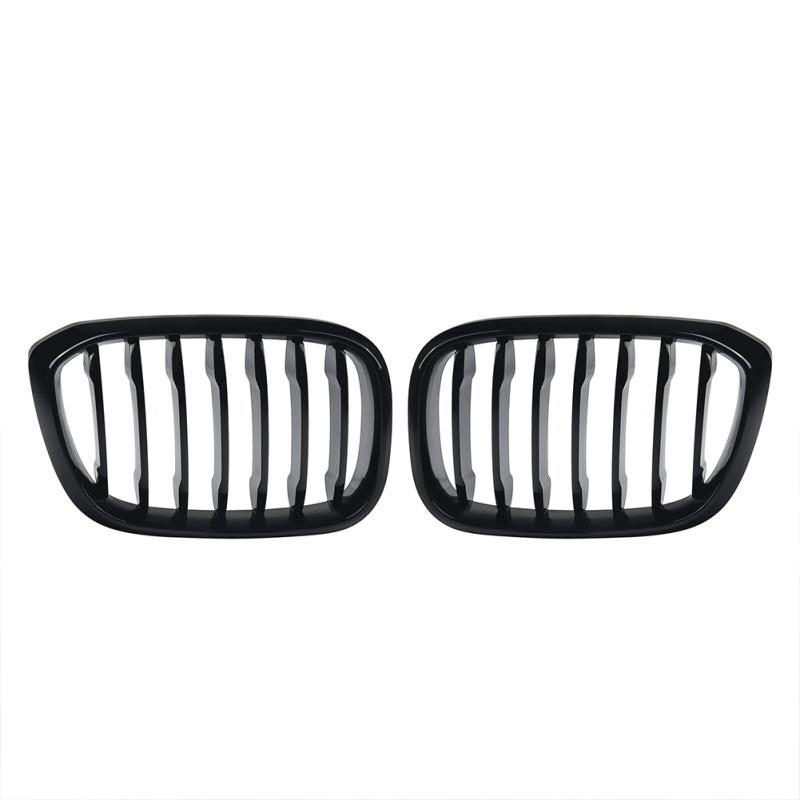 

1 пара передних решеток для почек, одна планка, вставка для решетки переднего капота, модифицированные детали, совместимые с X3 X4