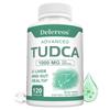 Tudca (Ácido tauroursodeoxicólico) Suplemento Dietético de 1000 Mg, 120 Cápsulas por Botella