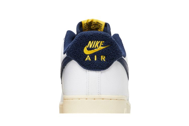 Men's Sneakers Nike Air Force 1 Low '07 LV8 Michigan Varsity Jacket (2021) White/Midnight Navy-Sail