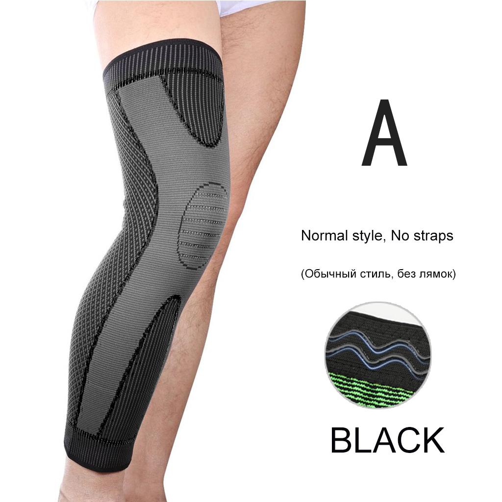 1Piece Sports Kneepad Men Pressurized Elastic Knee Pads Support Fitness Gear Basketball Volleyball Brace Protector