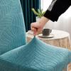 1Pcs Jacquard Stretch Chair Cover Waterproof Anti-Dirty Seat Cover For Kitchen Banquet Birthday Party  Dining