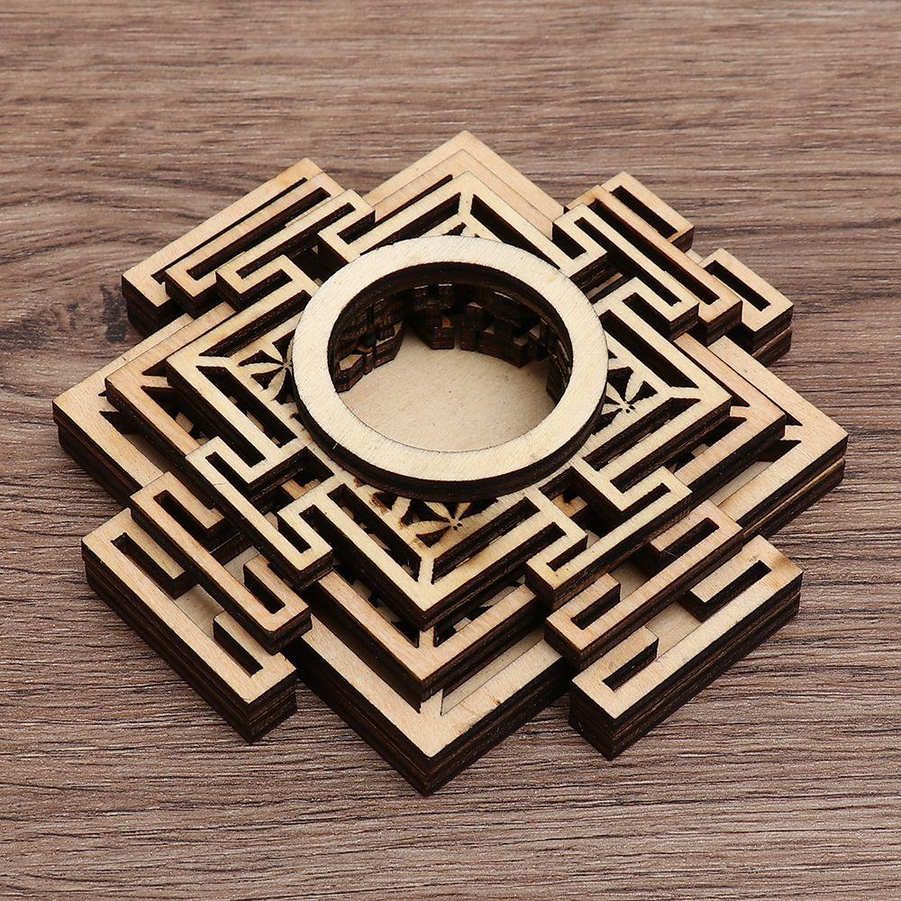Wood Crafts Lotus Pattern for Stone Wood Base Wooden Ornaments Crystal Ball Base Meditation Decor