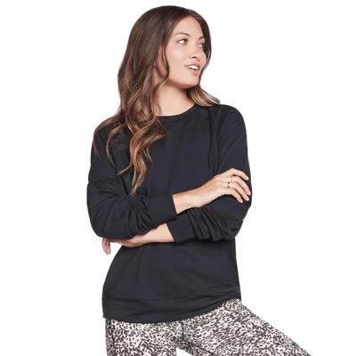 Skechluxe Restful Crew, Womens Black Longsleeve