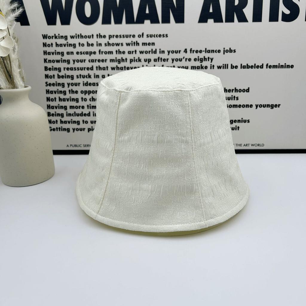 Bucket Hat Women's New Spring and Summer Outdoor Sunshade Bucket Hat Breathable Face Small Sunscreen Basin Hat