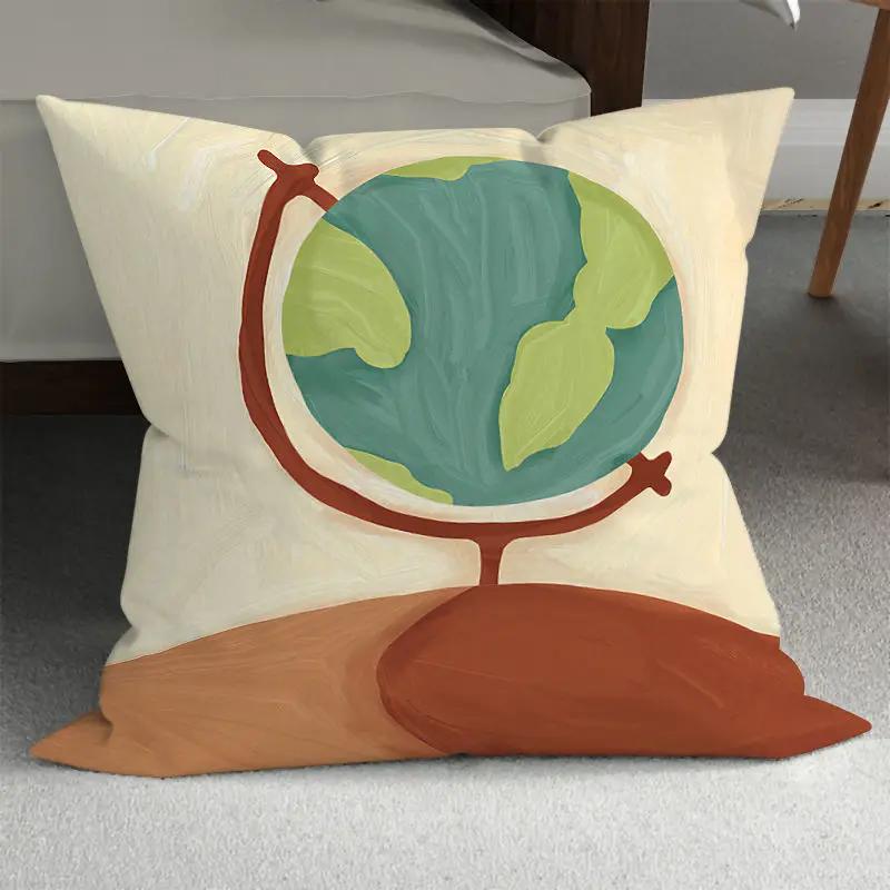 Bedroom Pillowcase Cute Summer Sunflower Decorative Flower  Living Room Bed Sofa Office Chair