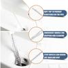 9PCS Pipe dredger Cleaning Brush Set Tool Brush Durable Multifunctional Brush