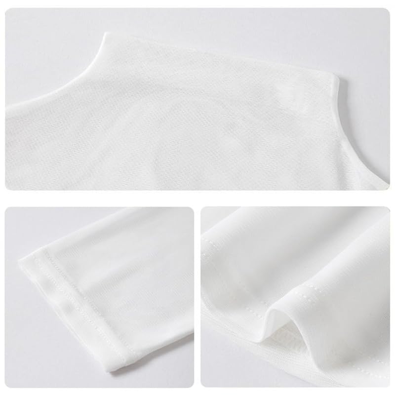 [Weuiean] ladies See-through high neck pullover tops long sleeve cut and sew tulle stretch Transparency SCWS-55 (black, M)