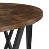 Nesting Side Table Set 3 Pcs Smoked Oak