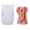 Food Grade Silicone Wedding Decoration Mould Creating Lovely Couple Figure Candle And Resin Art