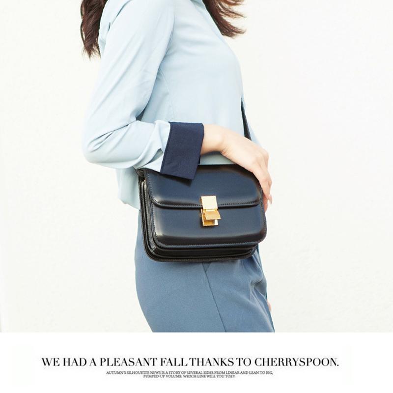 2025 Nová dámská PU kožená taška přes rameno Malá čtvercová krabička Crossbody Tofu peněženka Minimalistická luxusní taška pro ženy