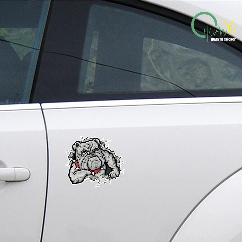 Adesivo per Auto Animale Stereo 3D Gatto Cane Creativo Adesivi per Vetri Auto Decalcomanie Auto Carina Ornamento per Auto