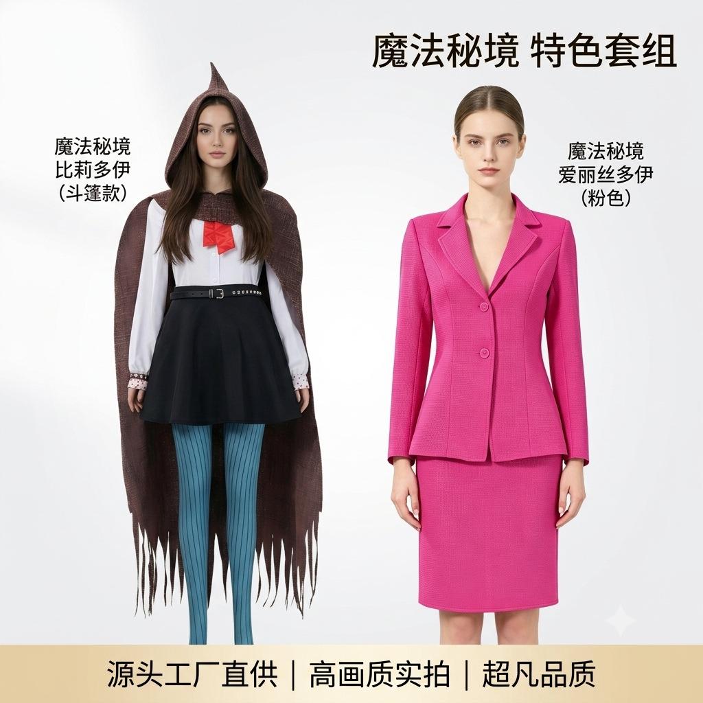 Alice Doi & Billie Doi Cosplay Suit Blazer & Skirt Anime Expo Performance Costume