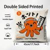 T-Takoyaki Japanese Food Cushion Cover Premium Comfort Reversible Pillow Cover - Dual - Use Design for Home & Car