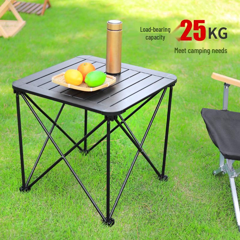 Portable Aluminum Folding Table & Chairs for Outdoor Camping and BBQ