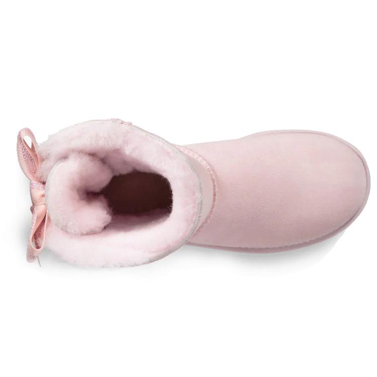 UGG Customizable Bailey Bow Mini Boot Snow Boots Pink Women's 1100212W-SLPN