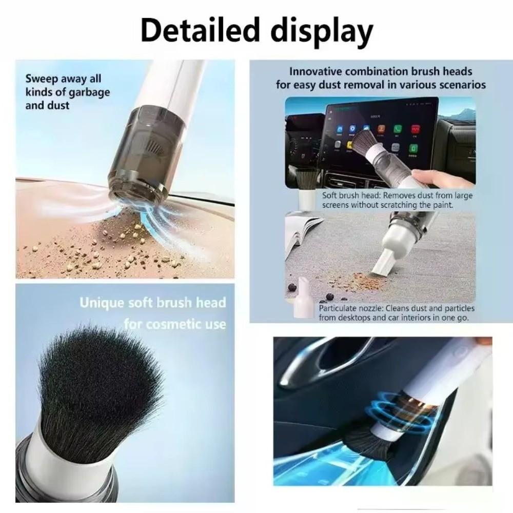 3 In 1 Handheld Vacuum Cleaner Blow Desktop Vacuum Cleaner Coffee Powder Cleaning