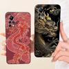 Fashion Painting Phone Case For Infinix Note 11 11s 11 Pro X697 X663 X698 Funda Soft Matte Silicone Bow Pattern Cartoon Cat Capa