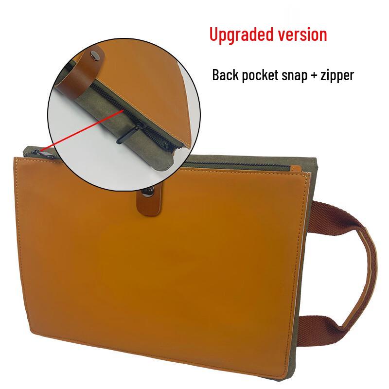 

Washable Kraft Paper Commuter Laptop Bag