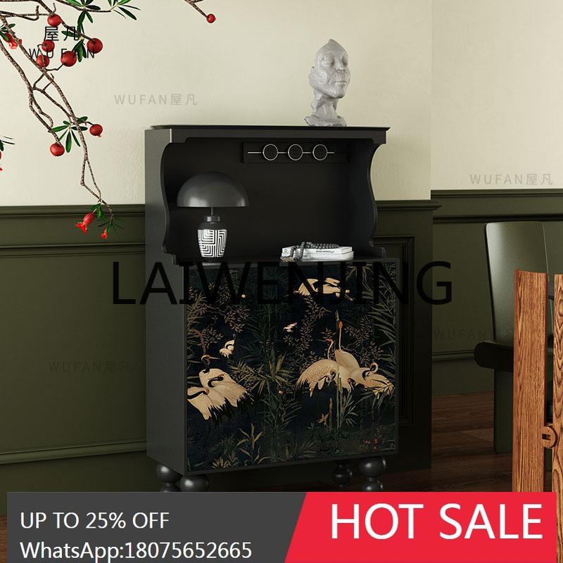 RWJ Storage Cabinet Home Kitchen Locker Coffee beside Sofa Tea Cabinet