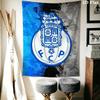 FC Porto Wall Tapestry Aesthetic Wall Hanging Printed Fabric Blanket Decorative Tapestries for Bedroom Living Room Home Decor