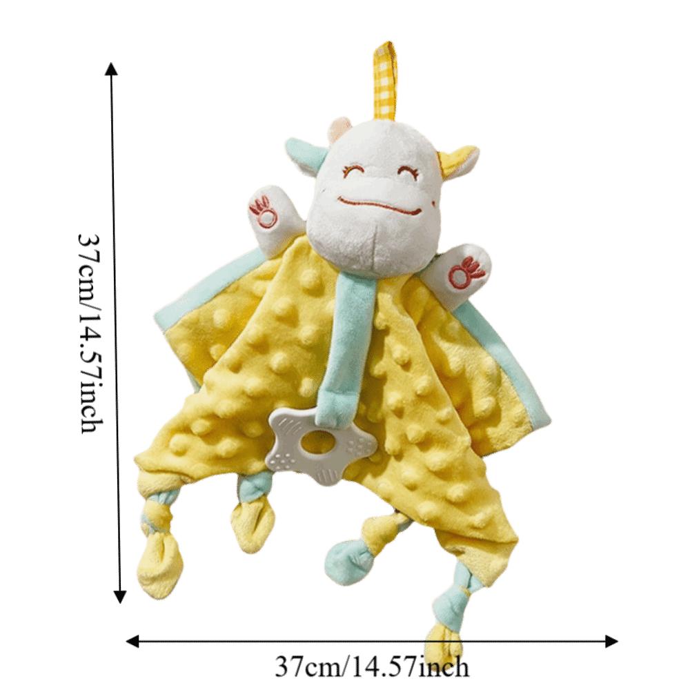 Soft Plush Security Blanket Soothe Appease Comforter Toy Towel Doll Snuggle Blanket  Infant Toys