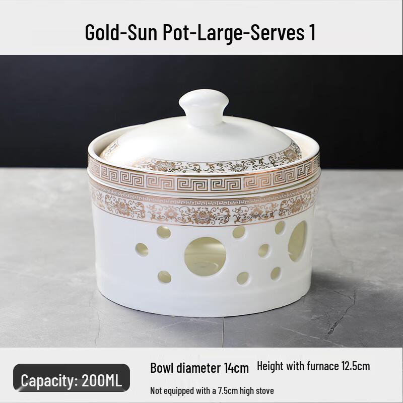 Ceramic Insulated Stewing Bowl with Lid