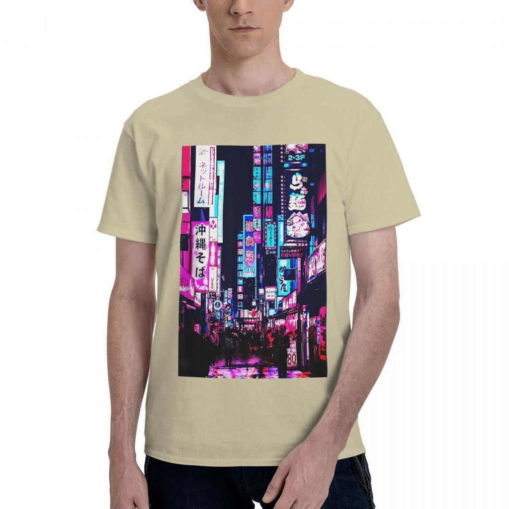 Tokyo Japan 100 Cotton Casual Breathable Confortable Manga Funny Ugus TShirts Clothes Men