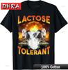 Lactose Tolerant Funny Trendy T-Shirt Black Stylish Comfy Edgy Tshirt Funny Aesthetic Simple Shirt Simple Chic Funny Top Couples