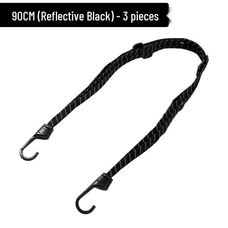 Motorcycle Tie-Down Rope, Helmet Strap, Elastic Band, Bundling Rope for Bicycles and E-Vehicles