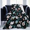 Sloth Flannel Throw Blanket Cute Animals Pattern Blanket for Kids Girls Boys Gifts Warm Lightweight Super Soft for Bed Couch