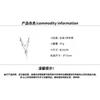 Layered Tassel Cross Pearl Necklace Women Minimalist Geometric Statement Choker Chain