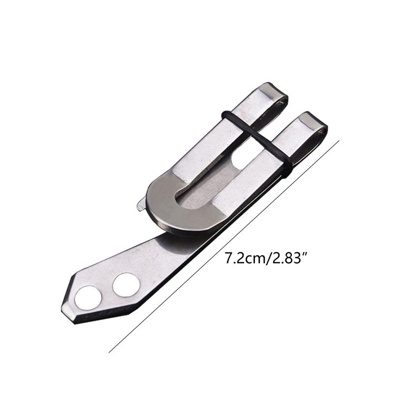 EDC Bag Suspension Clip Carabiner Stainless Steel Outdoor Quicklink Tool Multi Tools Pocket Camping Tool Length 7.2cm