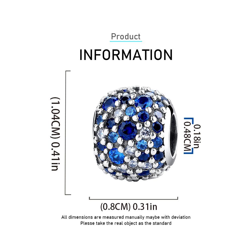 Pendants Charms Beads Copper Elegant Zircon Bead Fits Genuine Bracelets For Jewellery Crafting ValentineS Day Gifts