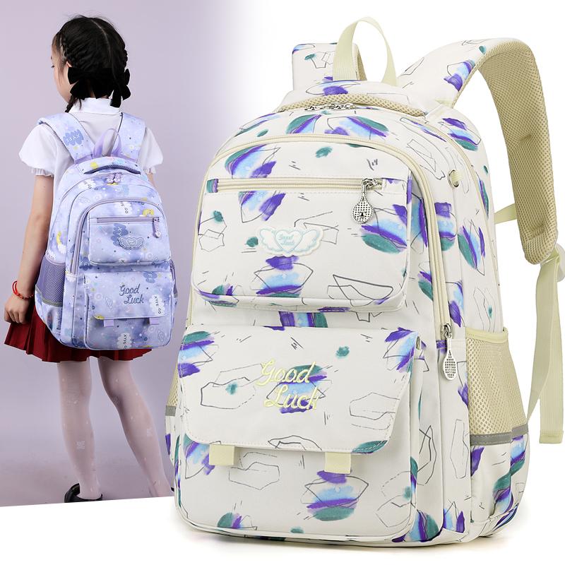 Campus Schoolbag Cartoon Student Backpack Large Capacity Lightweight College Backpack